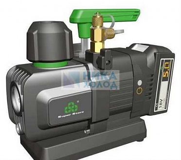 Аккумуляторный вакуумный насос Super Stars ST-4BMC (2 ст.,127 л/мин, 0.2 Па, Li-Ion 18V, 9 Ah, 5.1кг